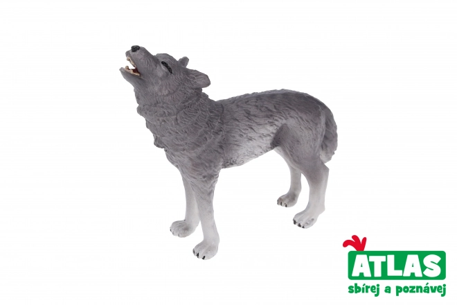 Handbemalte Wolfsfigur 8 cm