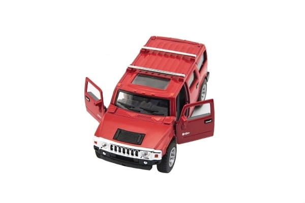 Kinsmart Hummer H2 SUV Metall/Plastik Rückzug 12 cm, 4 Farben im Box