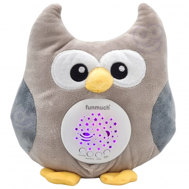 Plüsch Eule Nachtlicht Projektor 2-in-1 mit Schlafliedern - WOOPIE BABY