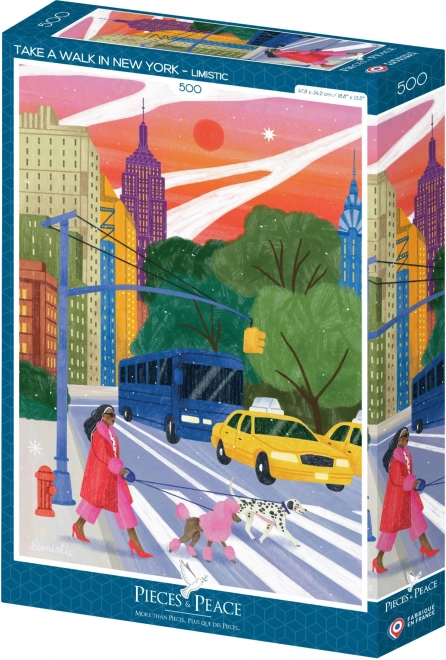 Puzzle Spaziergang durch New York 500 Teile