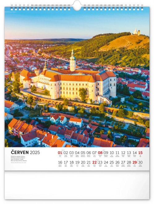 Wandkalender Tschechische Republik 2025