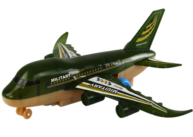 Ferngesteuertes RC-Militärflugzeug mit Lichtern