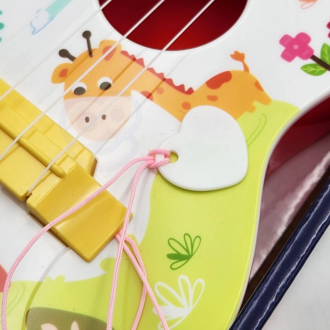 Akustische Kinder Gitarre WOOPIE rot