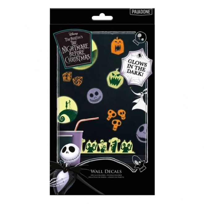 Nightmare Before Christmas Lichterkette mit Aufklebern