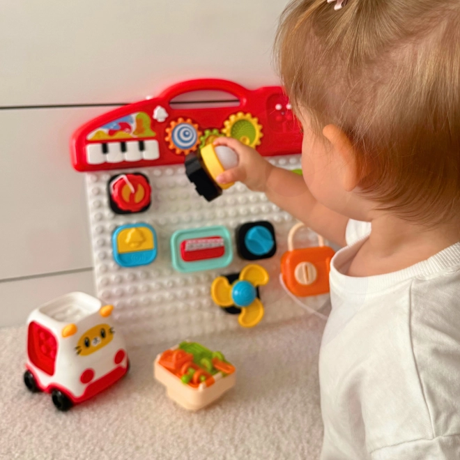 Woopie Montessori Spielbrett Bunter Aktivitätenpanel