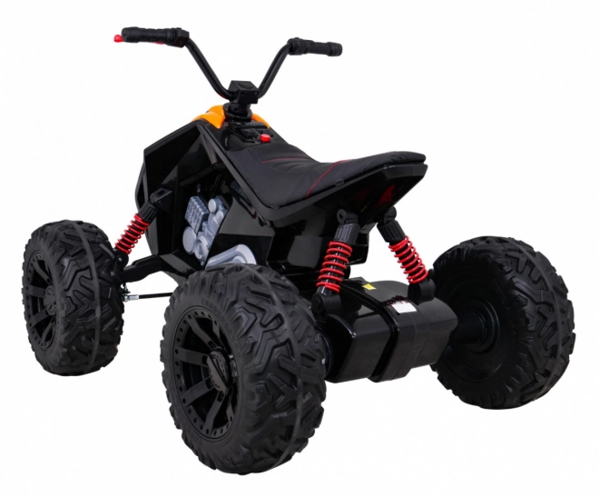 Quad Lucky Seven mit Batterie schwarz + EVA Räder + langsamer Start + LED + MP3 USB