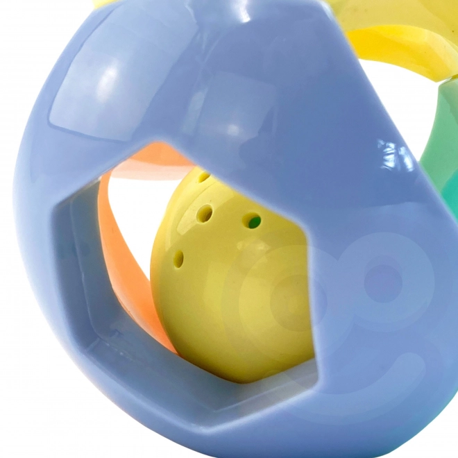 Woopie Baby Pastell Rasselkugel zum Krabbeln 0m+