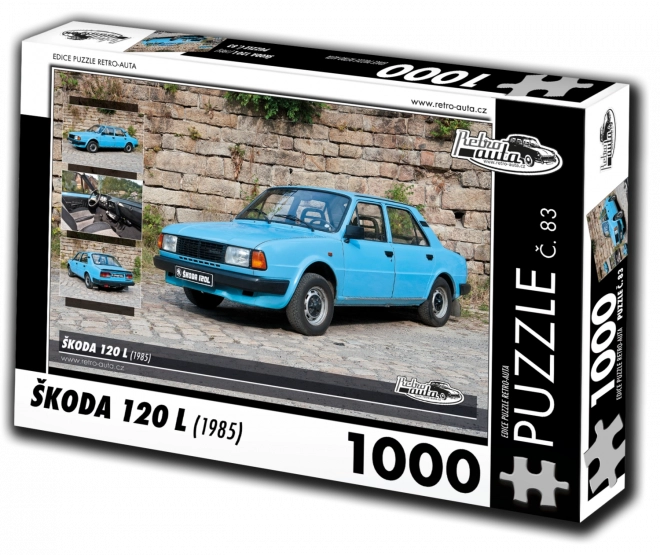 Retro-Auta Puzzle Škoda 120 L