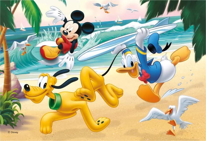 Puzzle Mickey Sports 2x77 Teile