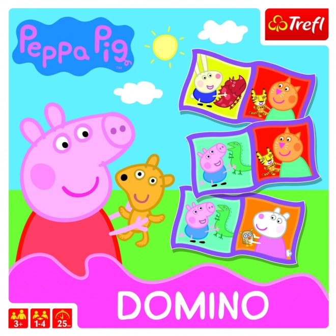 Peppa Wutz Domino Spiel von Trefl