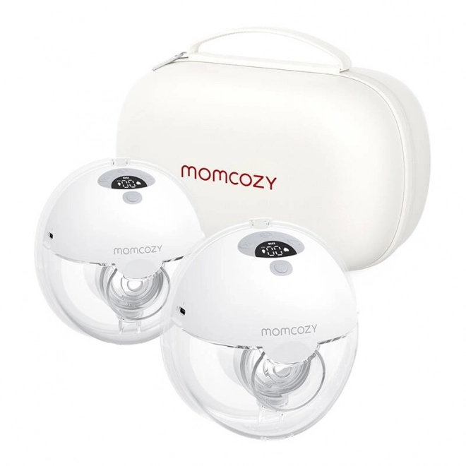 Elektrische Doppelmilchpumpe Momcozy M5 Weiß