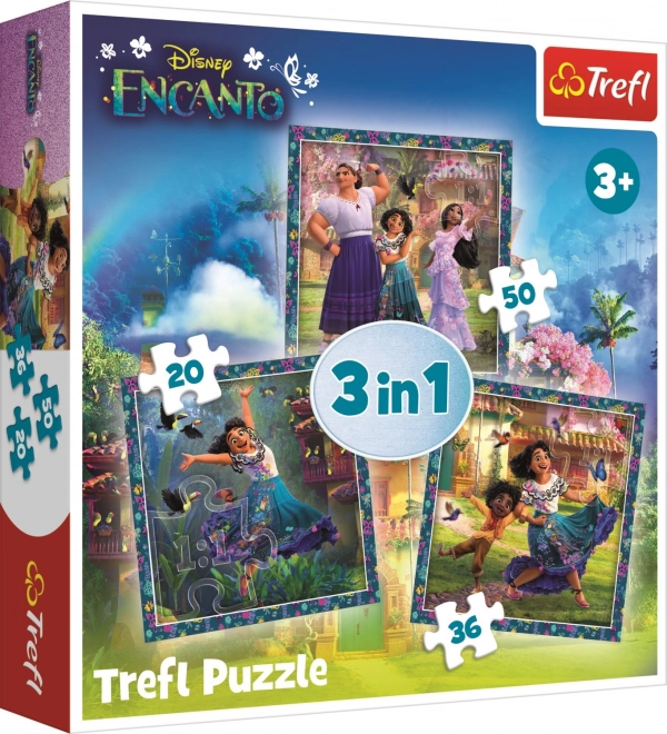 Trefl Puzzle ENCANTO: Figuren 3-in-1 Set