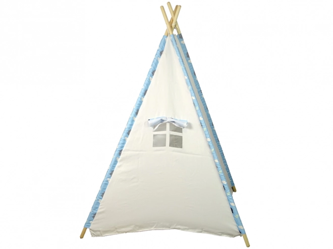 Tipi Spielzelt für Kinder Wolken Wasserdicht