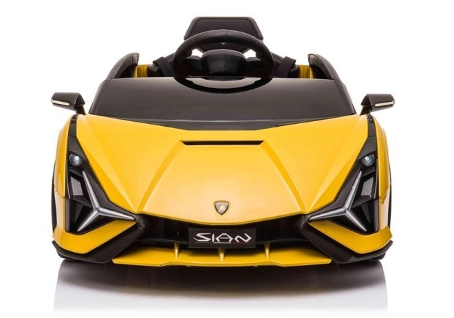 Lamborghini Sian Elektroauto Gelb