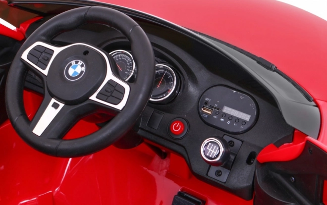 BMW 6 GT Auto mit Batterie rot + Fernsteuerung + langsamer Start + EVA + Gurte + LED MP3