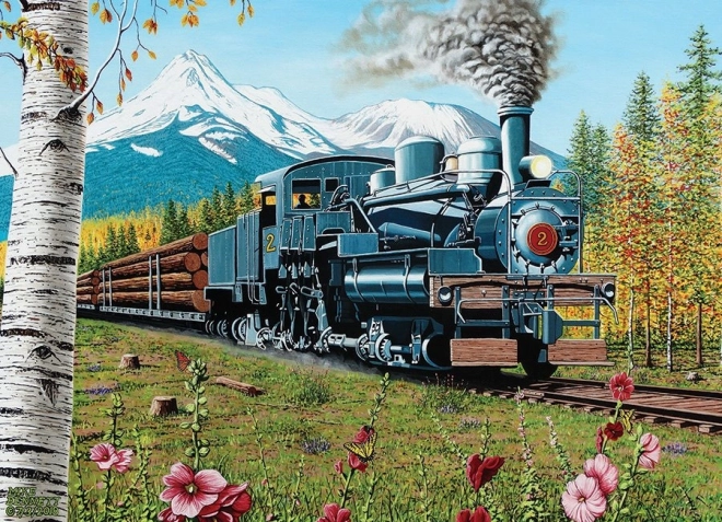 Puzzle Holzeinschlag 1000 Teile COBBLE HILL