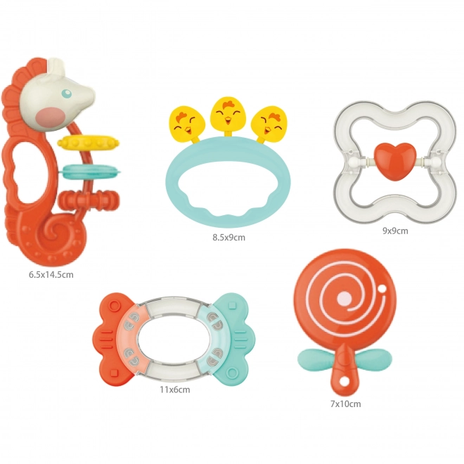 Woopie Baby Beißring Rasselset für Babys