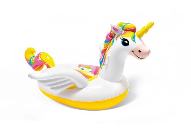 Aufblasbarer Einhorn Schwimmring mit Griffen