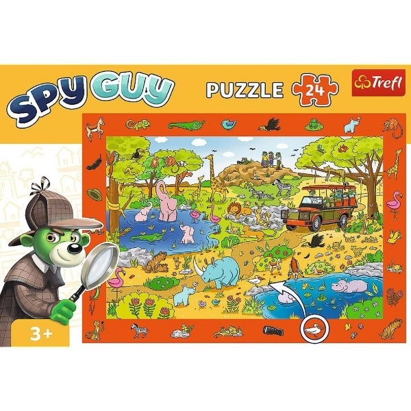 Safari Beobachtungspuzzle Spy Guy