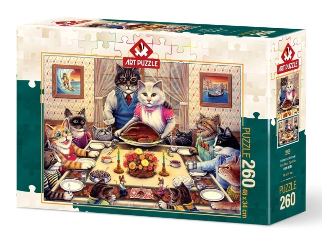 Katzenfamilie Puzzle 260 Teile