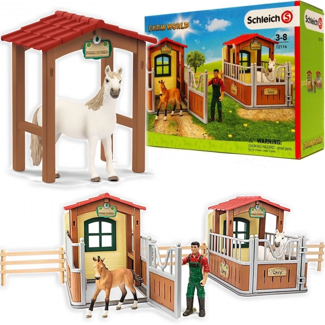 Besuch auf dem Bauernmarkt Spielset von Schleich Farm World