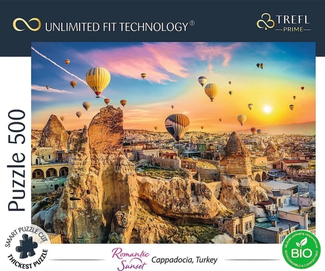 Puzzle Romantischer Sonnenuntergang: Kappadokien, Türkei