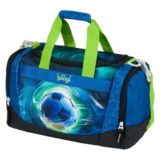 Baagl Kindersporttasche Fußball