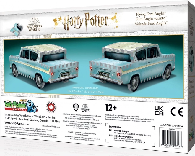 3D Puzzle Harry Potter: Fliegender Ford Anglia