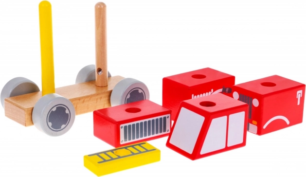 Kreatives Steckpuzzle für kleine Baumeister