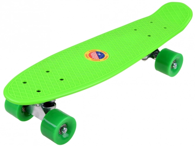 Farbenfrohe FISZKA Skateboard – Grün