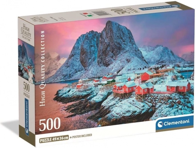 Puzzle Dorf Hamnoy 500 Teile