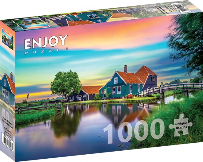 Enjoy Puzzle Schiff in den Niederlanden 1000 Teile