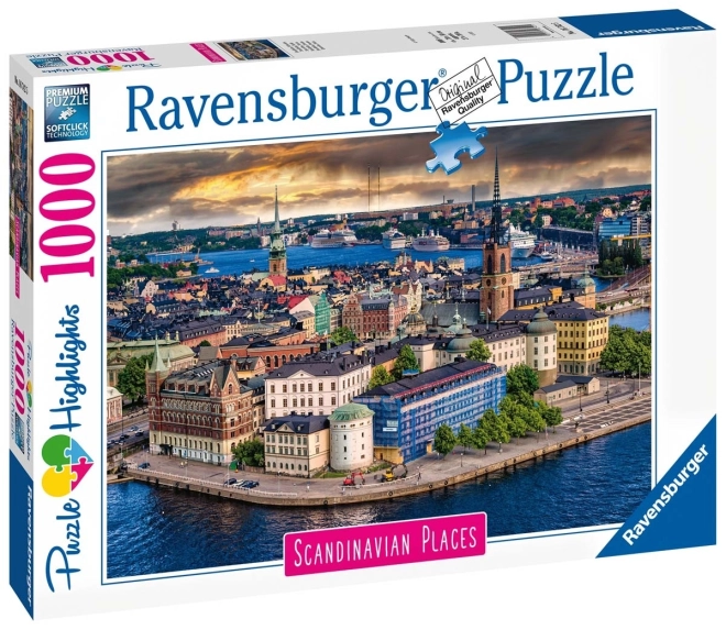 Ravensburger Puzzle 1000 Teile - Skandinavische Stadtansicht