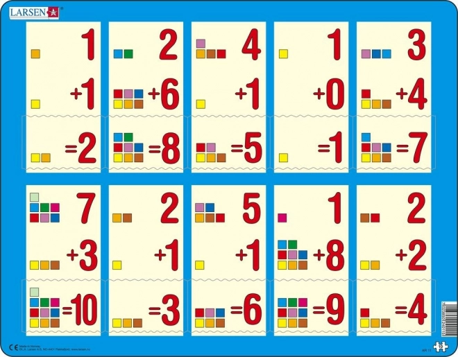 Larsen Puzzle Addition bis zehn