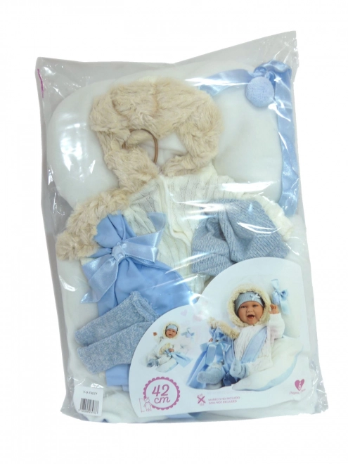 Bekleidungsset für Puppe NEW BORN 40-42 cm