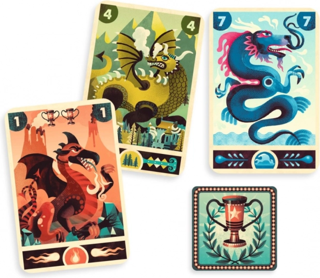 DJECO Kartenspiel Dragon Deck