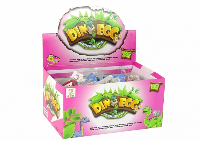 Wachsendes Dino-Ei Spielzeug 7,5 cm in 6 Farben