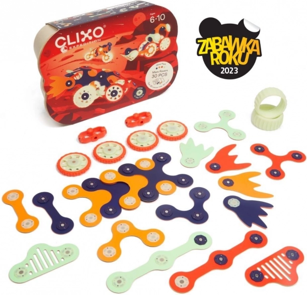 Clixo Mars Rovers magnetisches Bauset 30 Stk