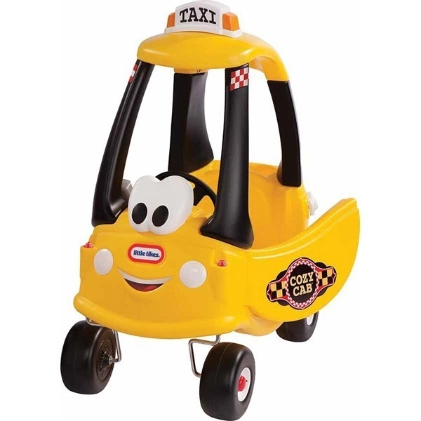 Schieber Auto Cozy Coupe Schwarzes Taxi – Schwarz