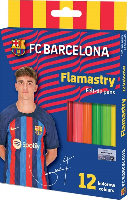 FC Barcelona ASTRA Kinder Filzstifte-Set 12er