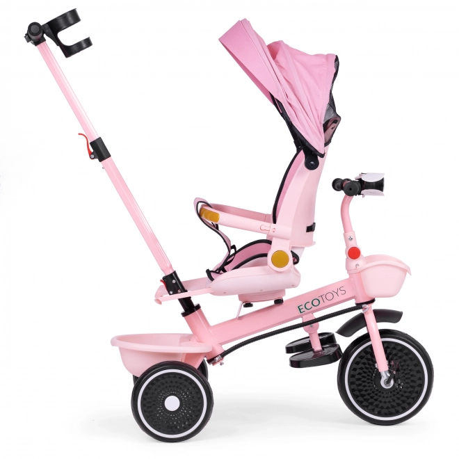 2-in-1 Dreirad Kinderwagen ECOTOYS