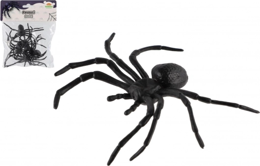 schwarzer Plastikspinne, Set mit 5 Stück