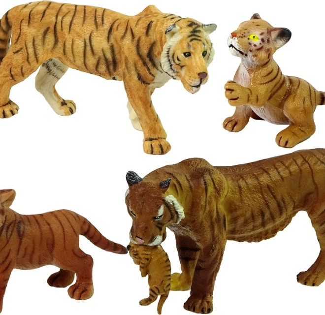 Dynamische Tigerfiguren