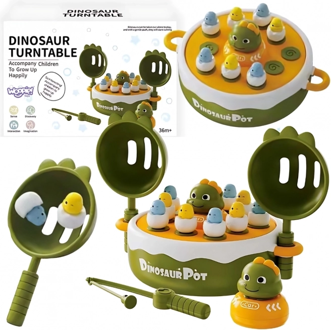 Fähigkeitsspiel Dinosaurierjagd 4-in-1 Katapult Woopie