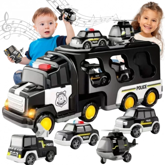 Woopie policia abschleppwagen set