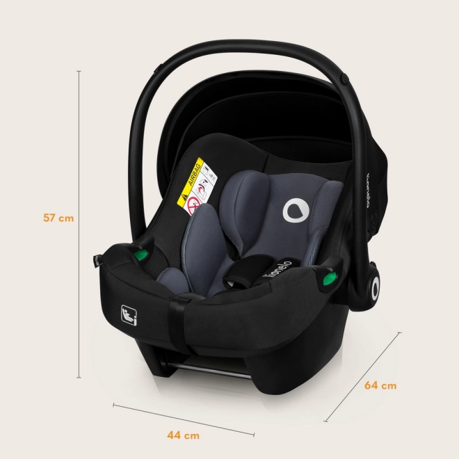 Lionelo Autositz Astrid i-Size schwarz-grau