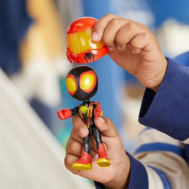 Spidey Miles Drill Spinner Figur mit Fahrzeug