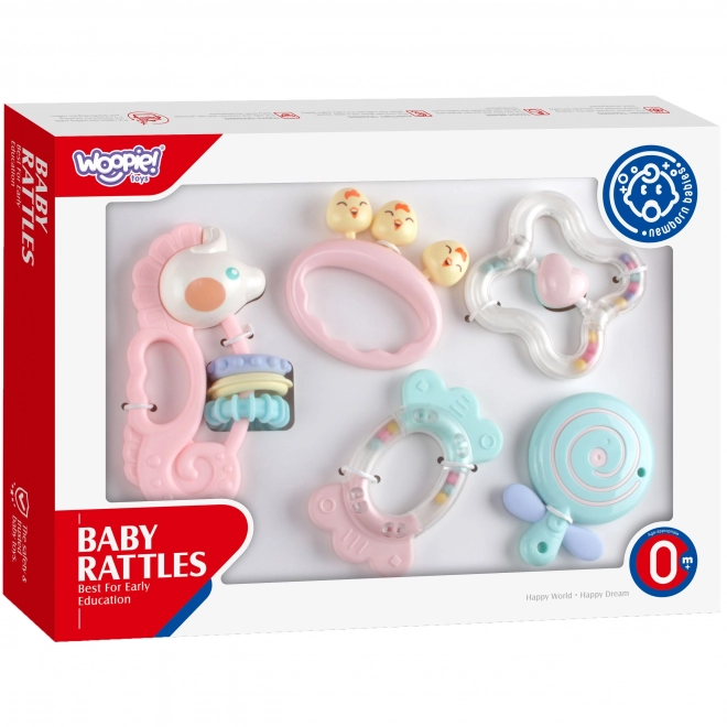 Woopie Baby Spielset Rassel-Beißringe