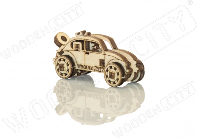 Hölzernes 3D-Puzzle Mini-Set Widgets: Historische Fahrzeuge