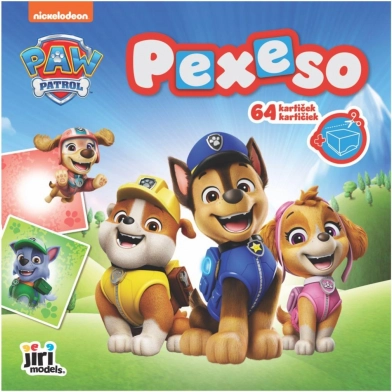 Pexeso im Heft Paw Patrol 64 Karten 21,5 × 21,5 cm